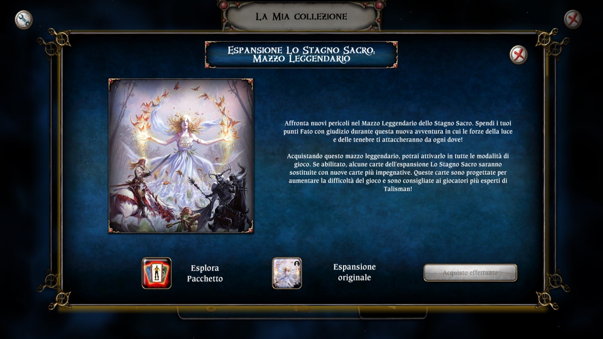 Talisman - The Sacred Pool Expansion: Legendary Deck | Xbox | Chiave | Privato