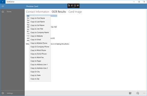 CardScanner Screenshots 2