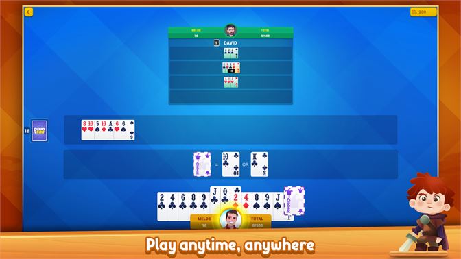 Rummy 500 - Popular card game online! Invite friends and have fun!