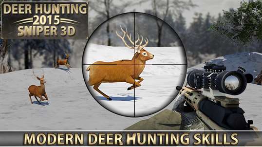 Deer Hunting 2015 - Mountain Sniper Shooting 3D screenshot 4