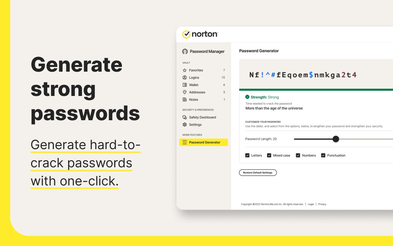 Norton Password Manager