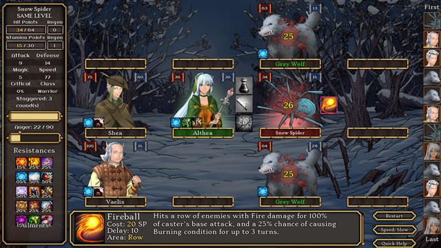 Tales of Aravorn: Seasons of the Wolf screenshot 2