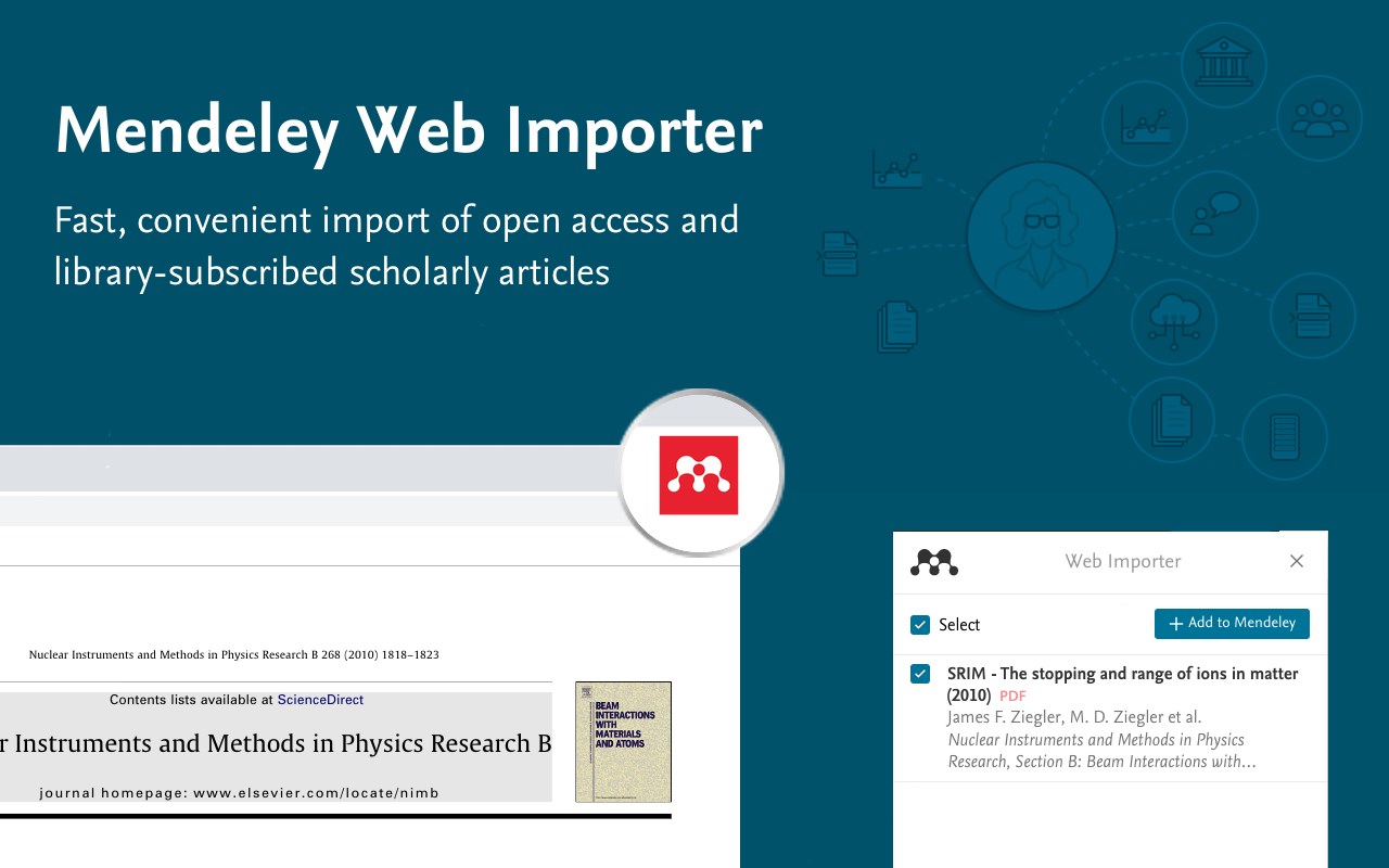 Import web. Mendeley. Mendeley.com. Mendeley Klaperon.