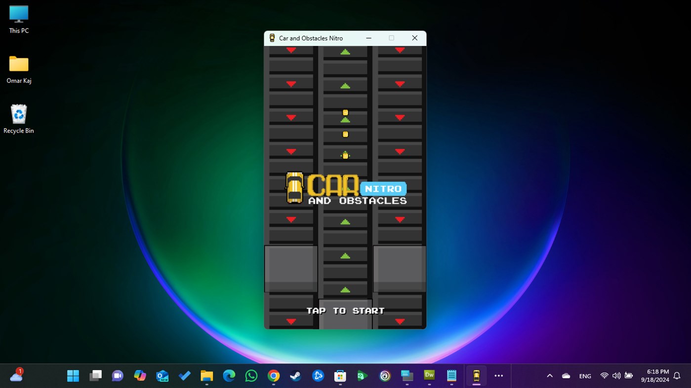 #1. Car and Obstacles Nitro (Windows) 由: Omar Kaj