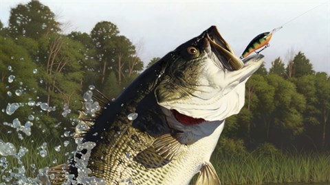 Rapala Pro Bass Fishing Xbox 360 Video Game Tested w/Manual 47875764255