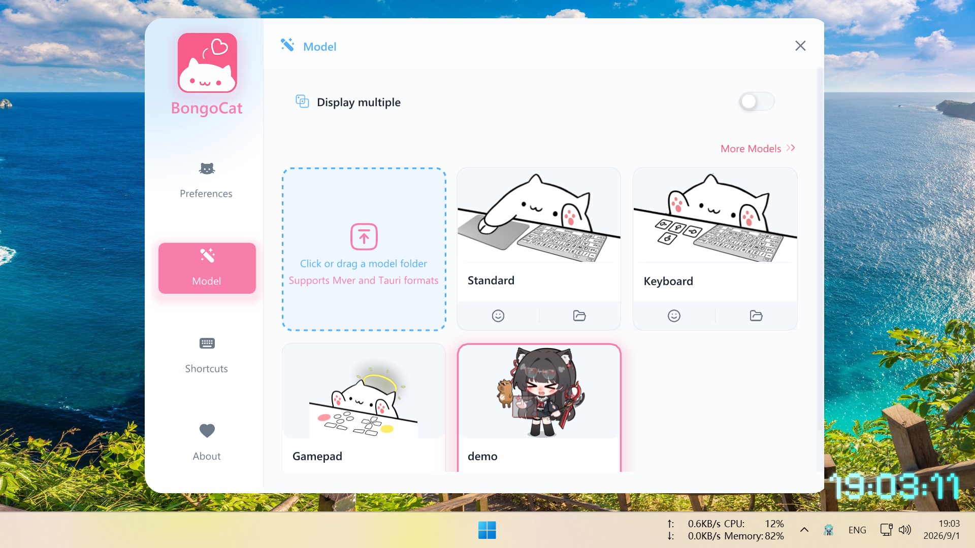 BongoCat screenshot