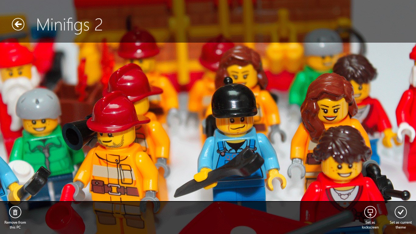 Preview the background before setting or use it as your lockscreen.