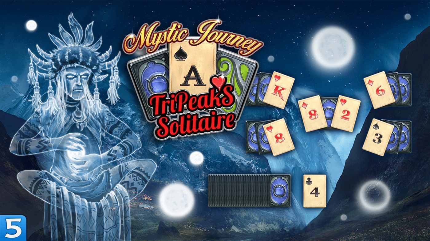 #1. Mystic Journey: Tri Peaks Solitaire (Windows) By: FIVE-BN STUDIO