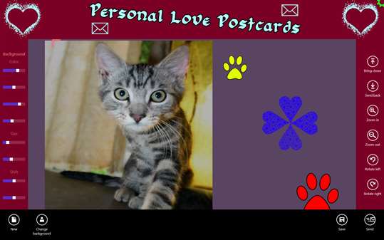 Personal Love Postcards screenshot 5