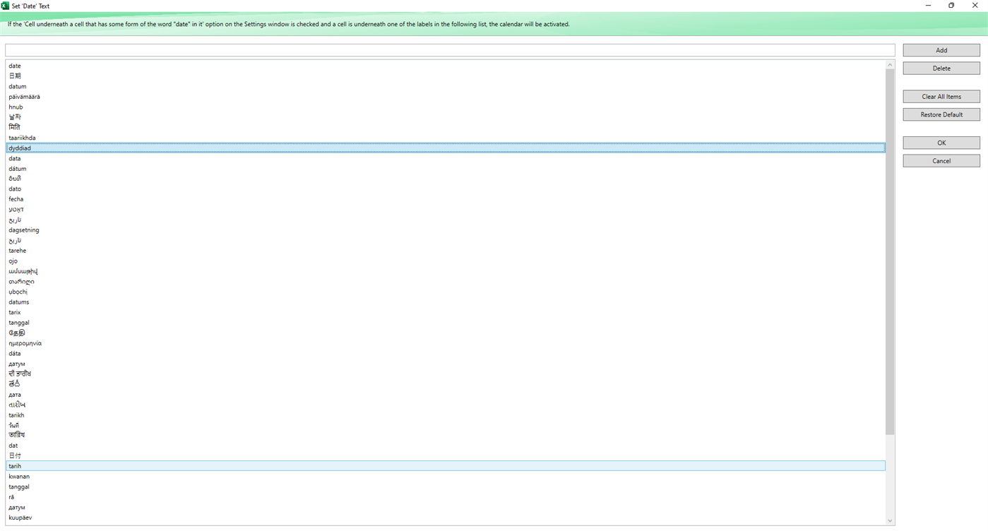 #5. Date Picker (Windows) 由: Uniform Software LTD