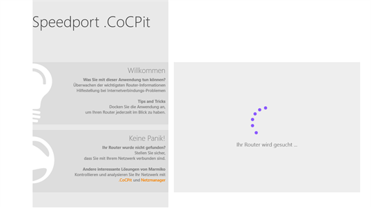 Speedport .CoCPit screenshot 6