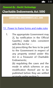 Charitable Endowments Act 1890 screenshot 6
