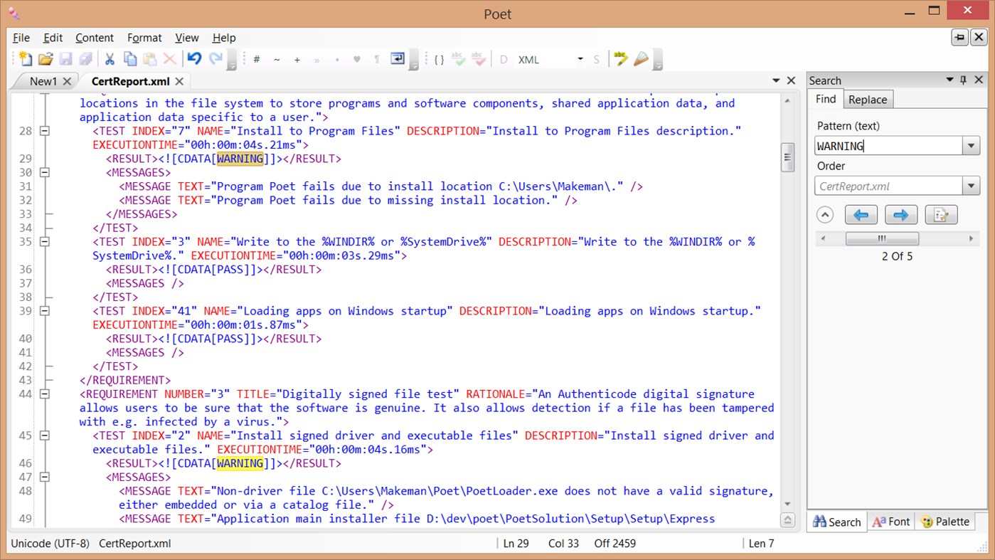 #1. Poet ^ Text Editor (Windows) 来自: Makeloft Studio