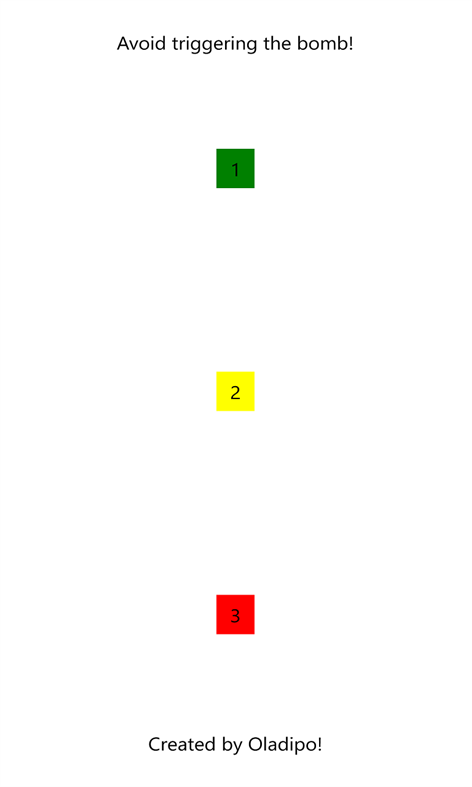 #1. Defuse The Bomb! (Windows) 由: Nathaniel Ogungbuyi