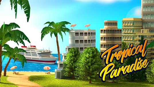 Tropical Paradise: Town Island screenshot 1