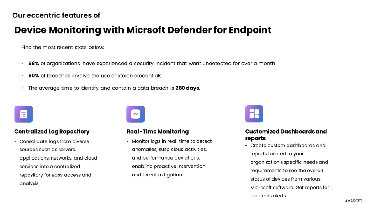 Snapshot 2 of AVASecure 360 - Microsoft Defender for Endpoint Security Solutions by AVASOFT