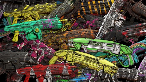 Pacote de Skins Deluxe p/ Armas