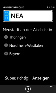 Kennzeichen Quiz screenshot 8