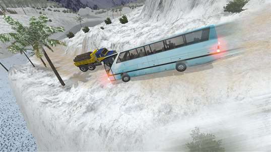 Offroad Snow Bus Driving Simulator screenshot 5