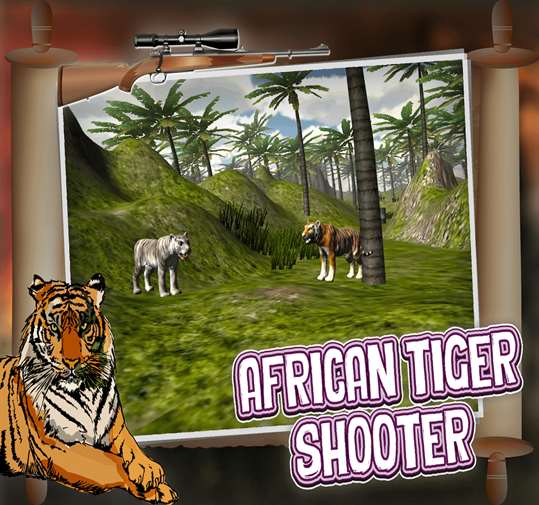 African Tiger Shooter 3D screenshot 2