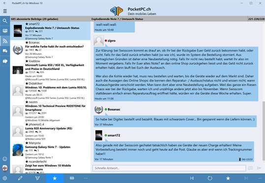 PocketPC.ch für Windows 10 screenshot 3