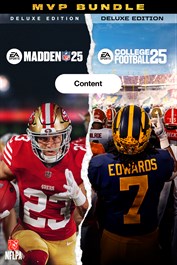 EA SPORTS™ MVP Bundle (Madden NFL 25 Deluxe Edition en College Football 25 Deluxe Edition) Content