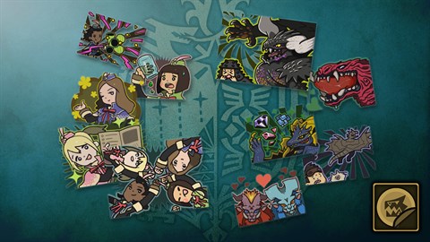 Monster Hunter: World - Additional Sticker Set Bundle 3