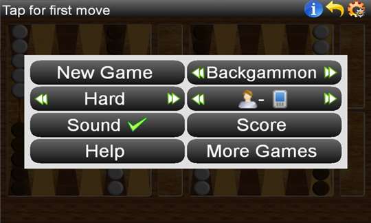 Backgammon Lite screenshot 3