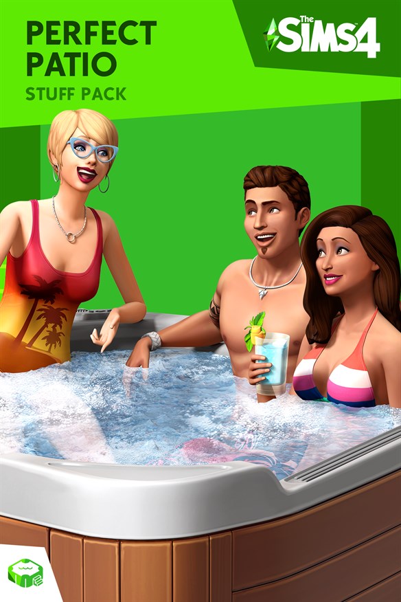 The Sims 4 Perfect Patio Stuff Xbox Series X|S and Xbox One cover art