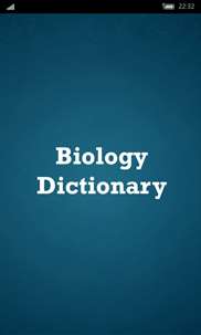 Biology Dictionary Pro screenshot 1