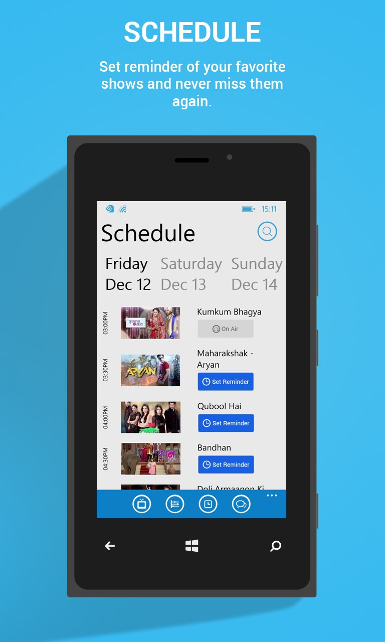 ZEE TV for Windows 10 Mobile