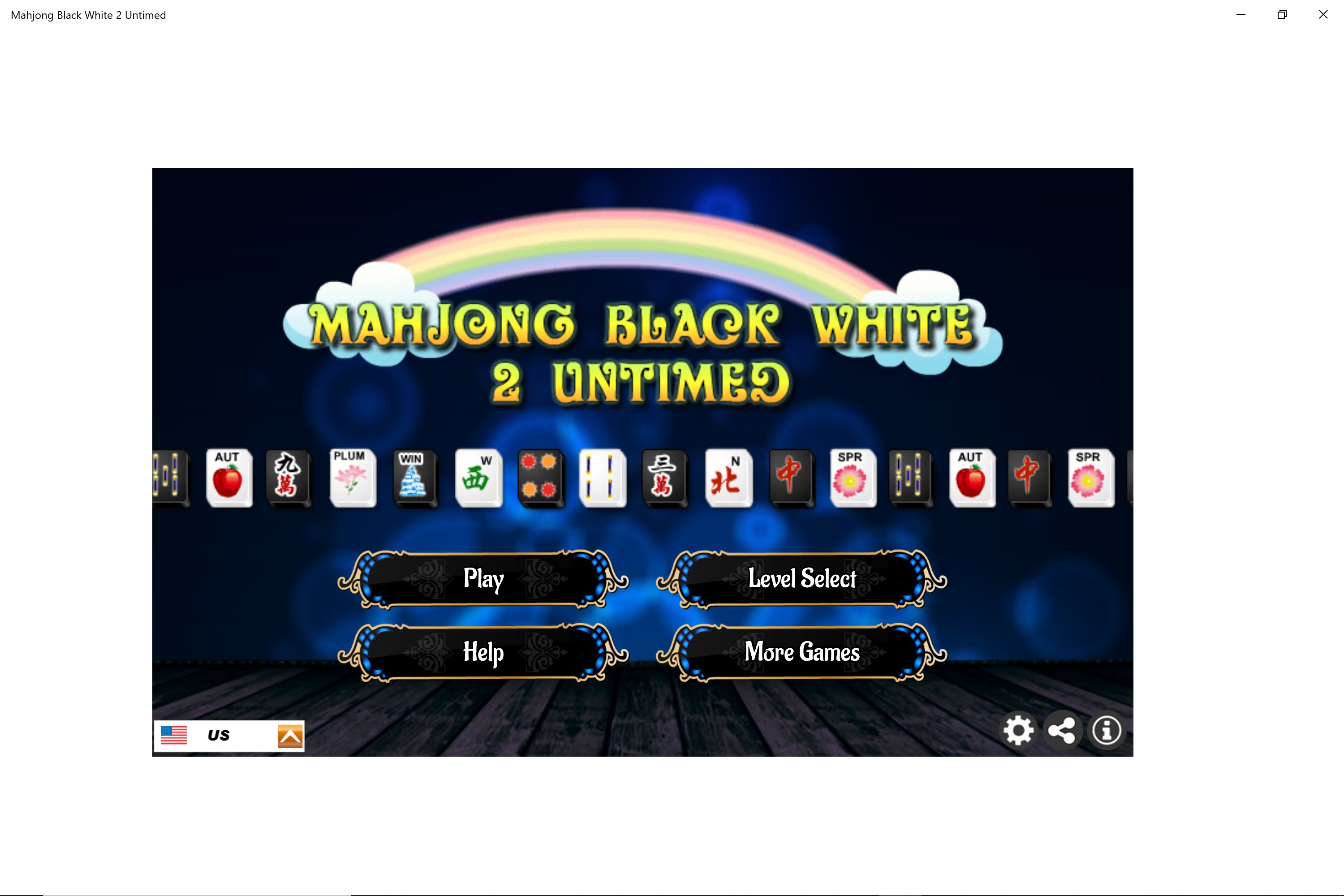 Mahjong Black White 2 Untimed