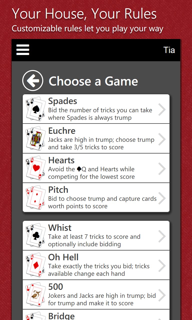 Trickster Cards For Windows 10