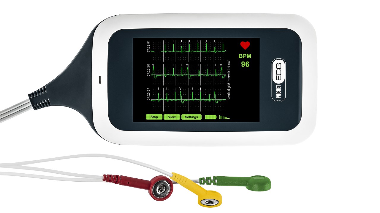 PocketECG Monitor - Mobile & Portable ECG Device For Arrhythmia Monitoring  - PocketECG