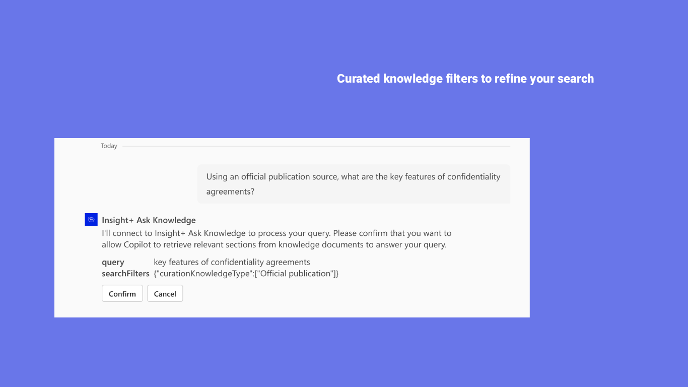 Insight+ Ask Knowledge preview 2