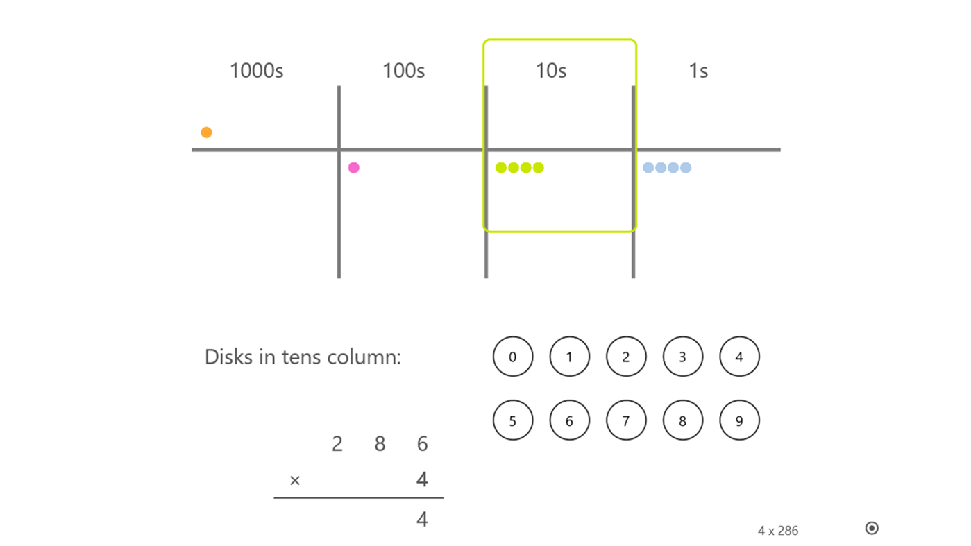 #4. Place Value Multiplication (Windows) Podle: iDevBooks
