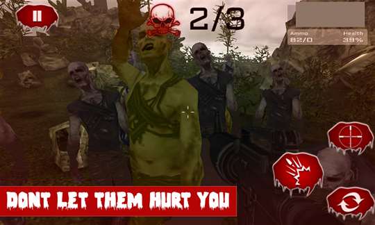 Zombies In Jungle screenshot 2