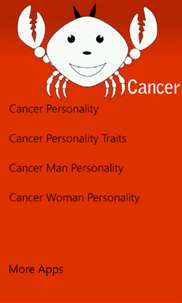 Cancer Personality screenshot 1