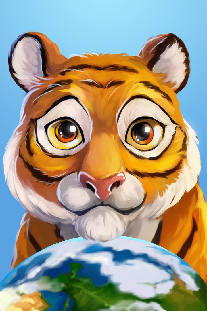 World Atlas For Kids グローバルアトラス 子供向けの世界地図 ワールドの国名と動物 を入手 Microsoft Store Ja Jp