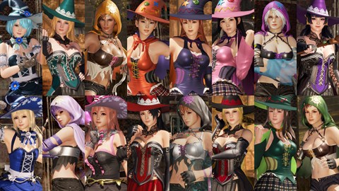 DOA6: Hexenpartykostüm-Set