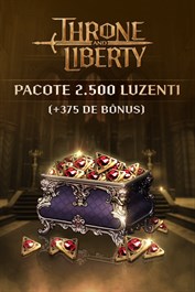 THRONE AND LIBERTY - Pacote 2.500 Luzenti (+375 de bônus)