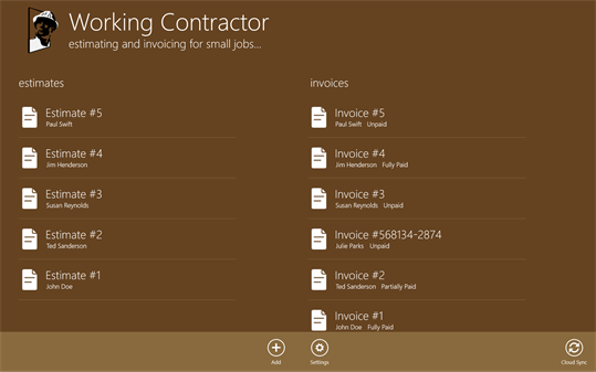 Working Contractor screenshot 1