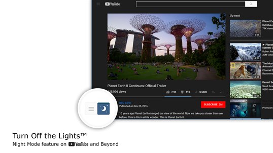 Turn Off the Lights for Microsoft Edge screenshot