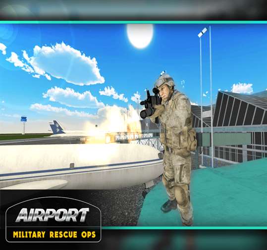 Airport Military Rescue Ops 3D screenshot 2