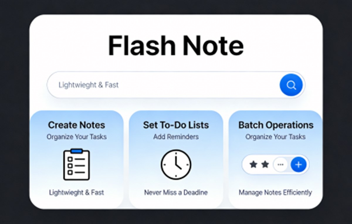 Flash Note-Notes,To-Dos & Reminders