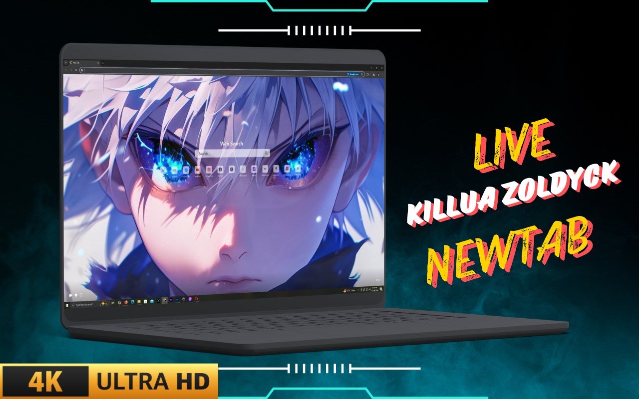 Live Killua Zoldyck NewTab Wallpapers - 4k