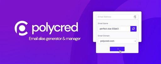 Polycred: Email Alias Generator & Manager marquee promo image