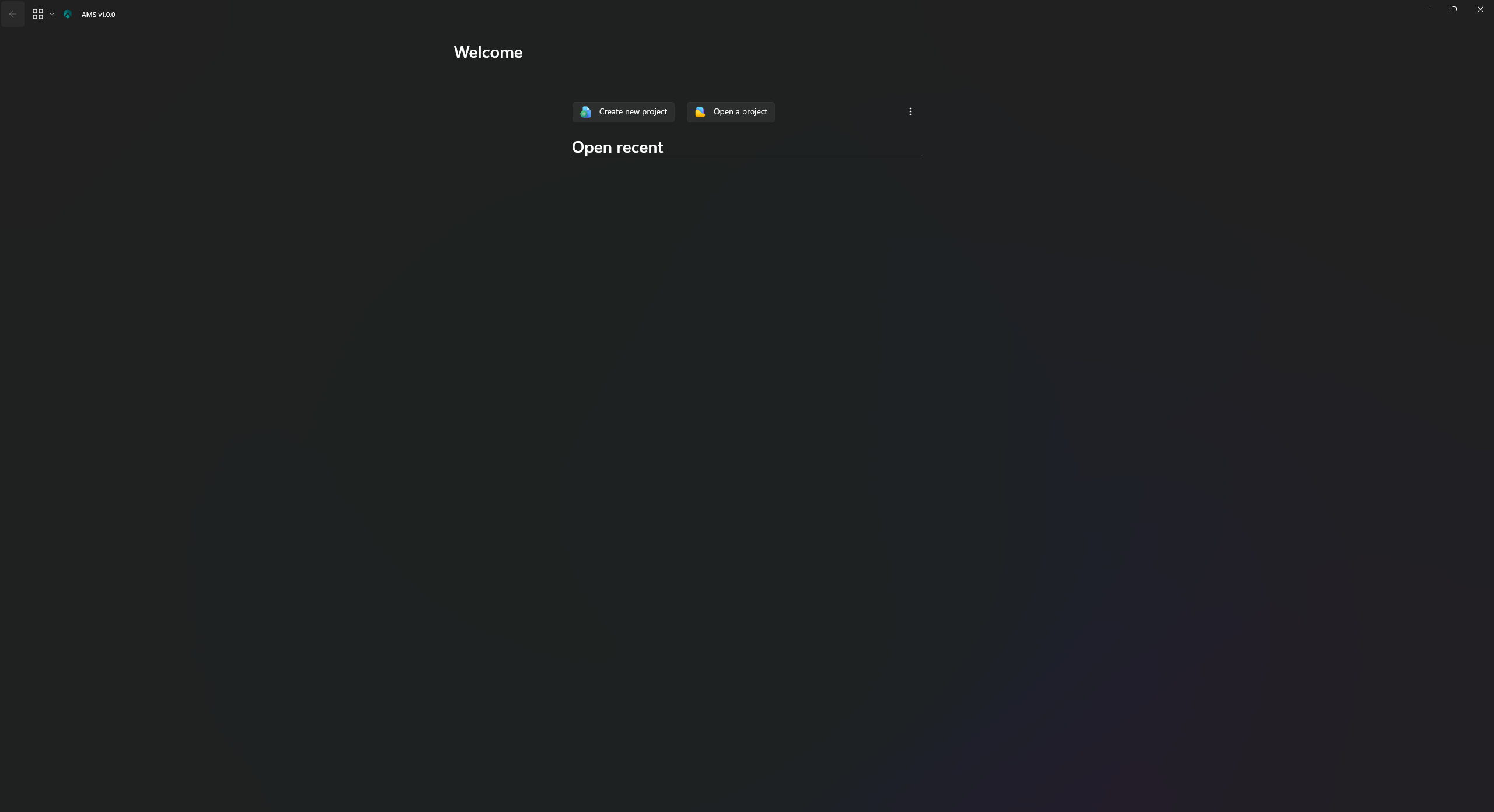 AMS - Asset Management System screenshot