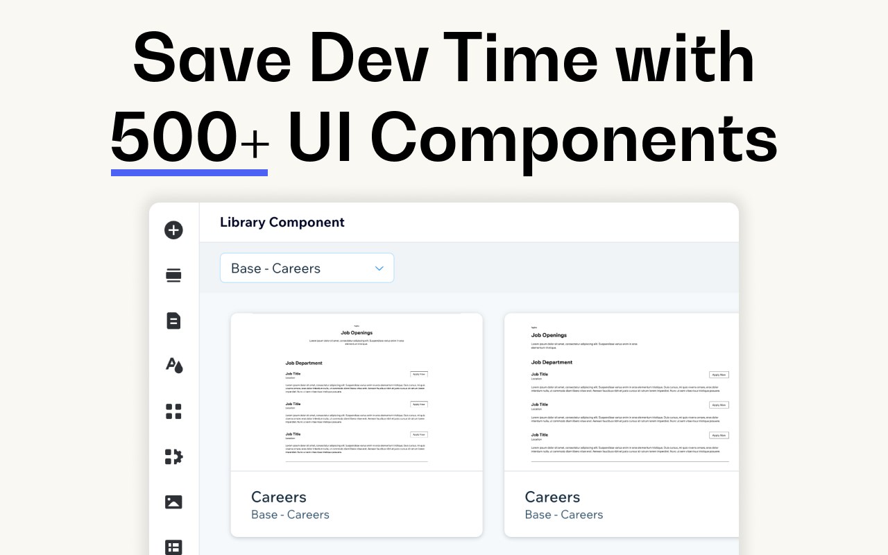 Library - UI Components for Wix