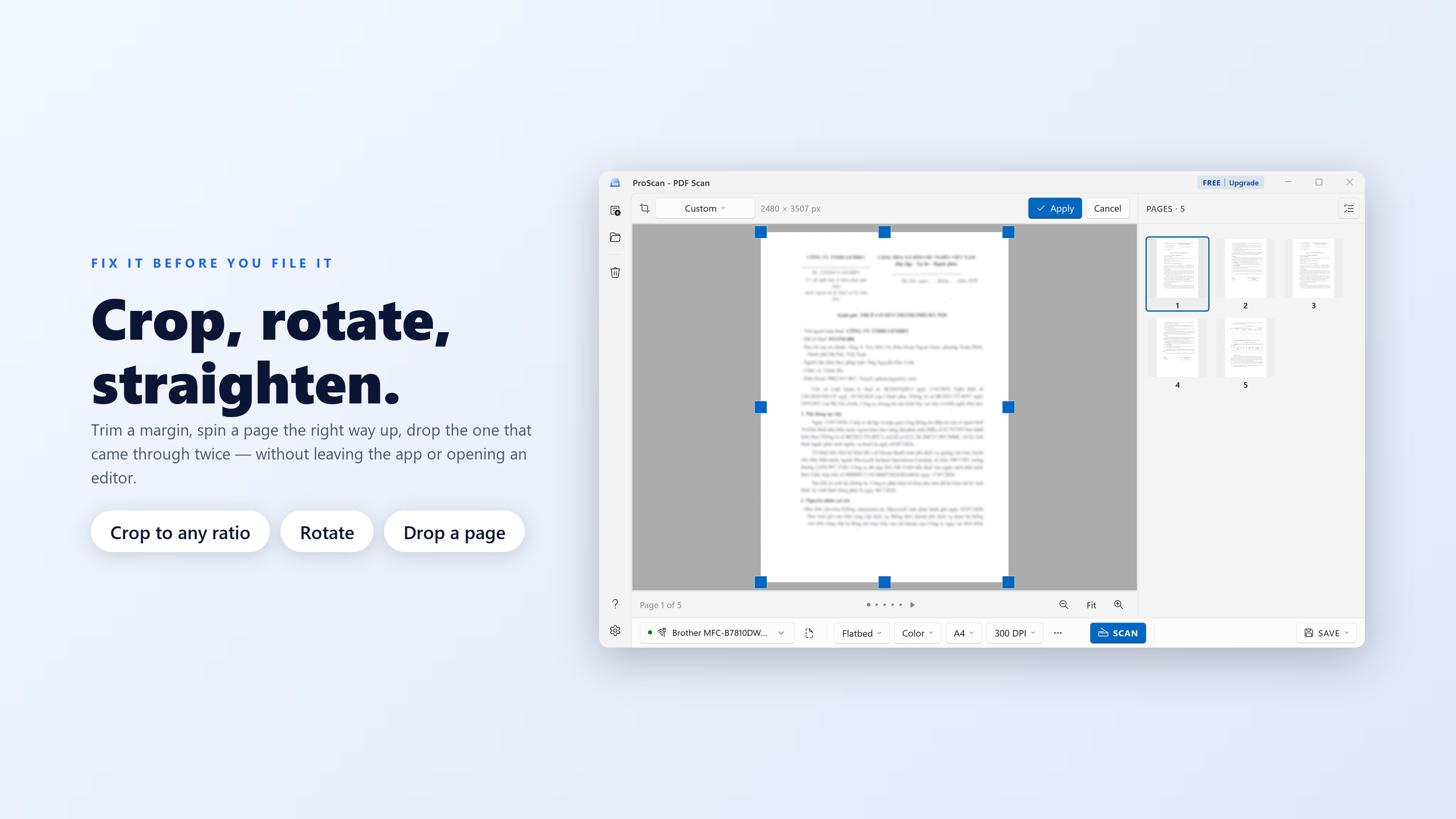 ProScan - Scan Document, PDF Scanner screenshot